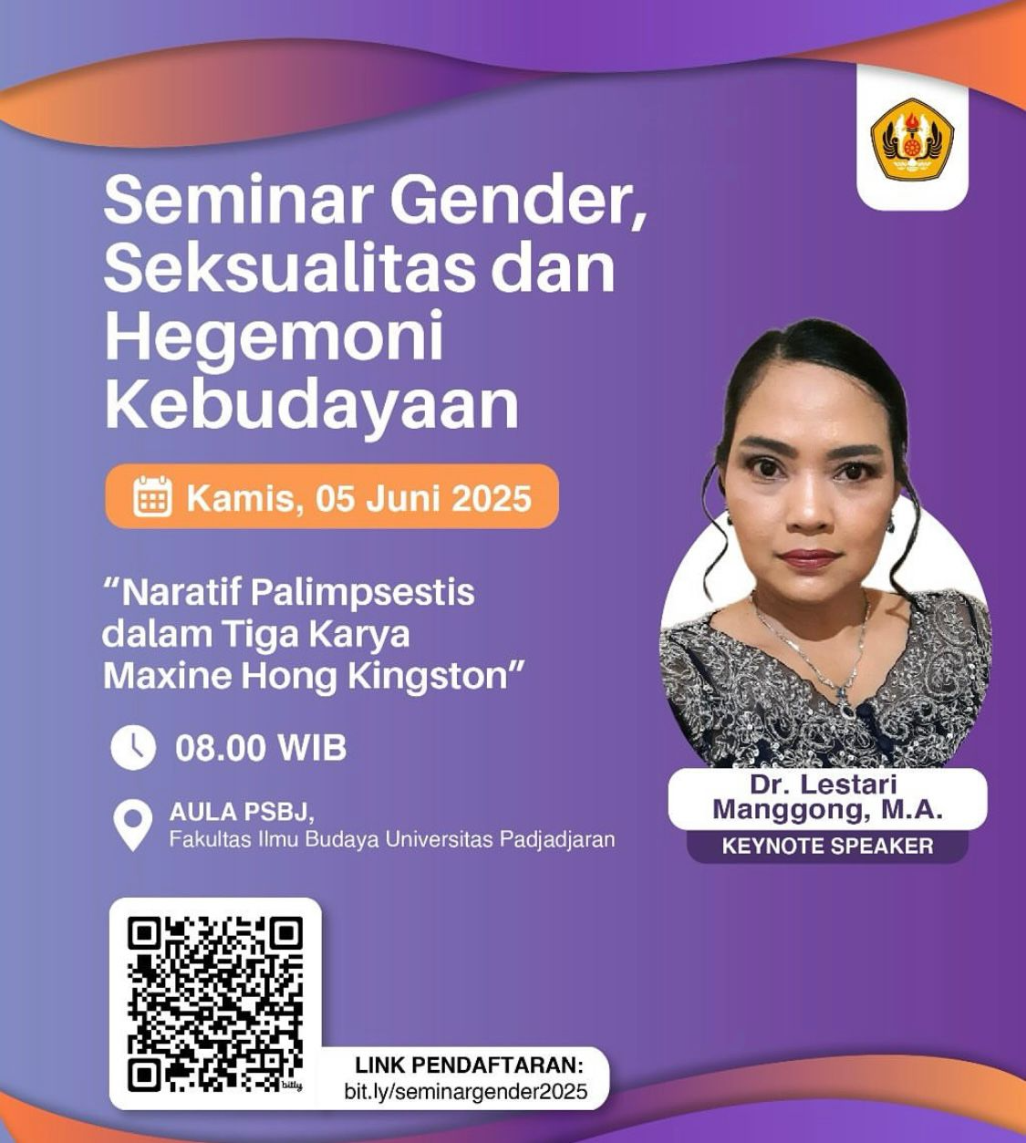 Open to All: Gender Seminar 2025 at Universitas Padjadjaran